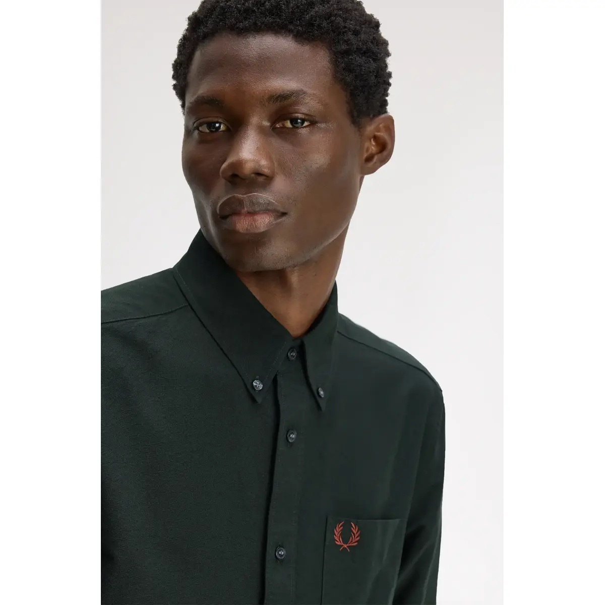 Fred Perry Oxford Shirt (Night Green)