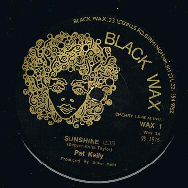 Pat Kelly - Sunshine (7")