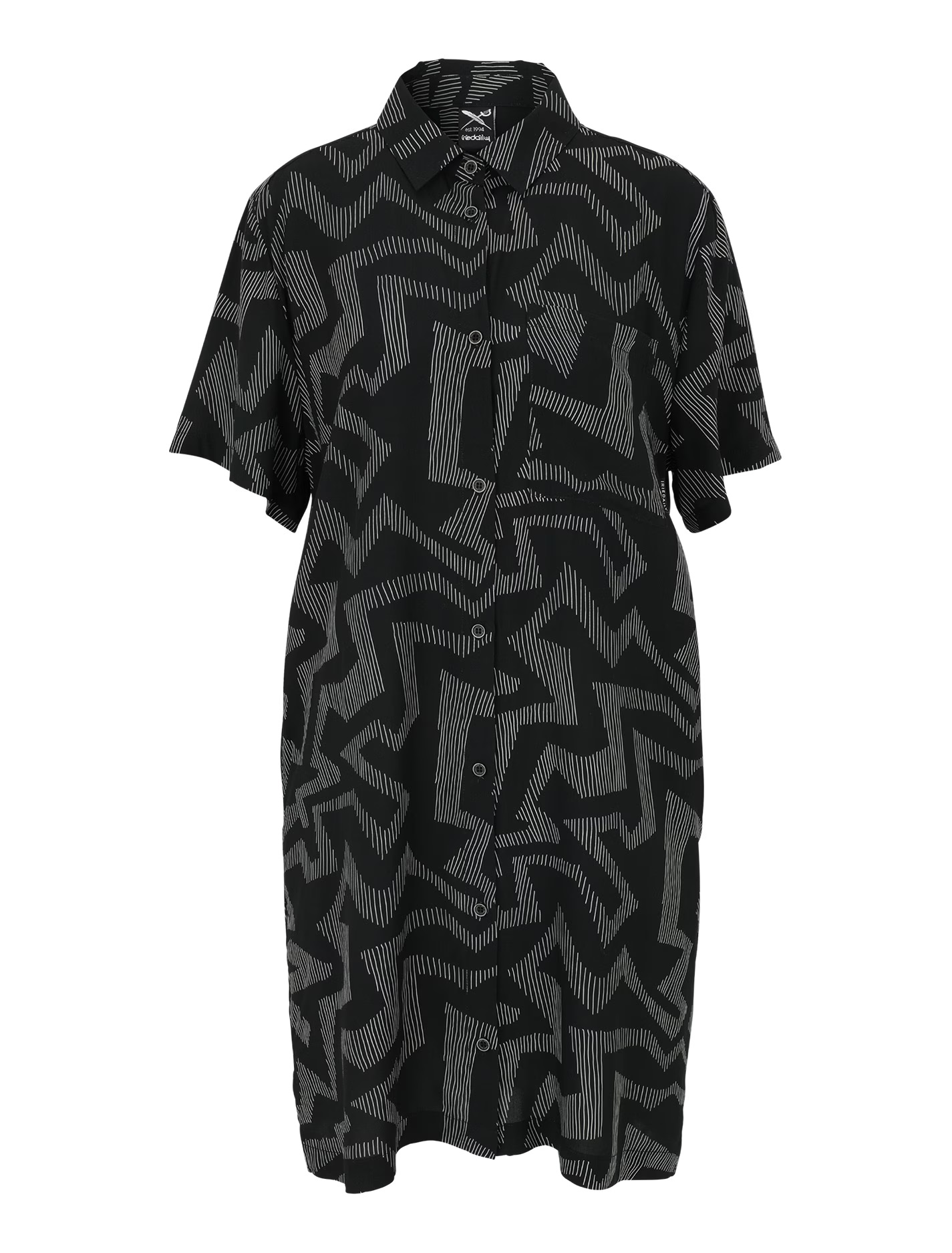 Iriedaily Lucie Shirt Dress (Off Black)
