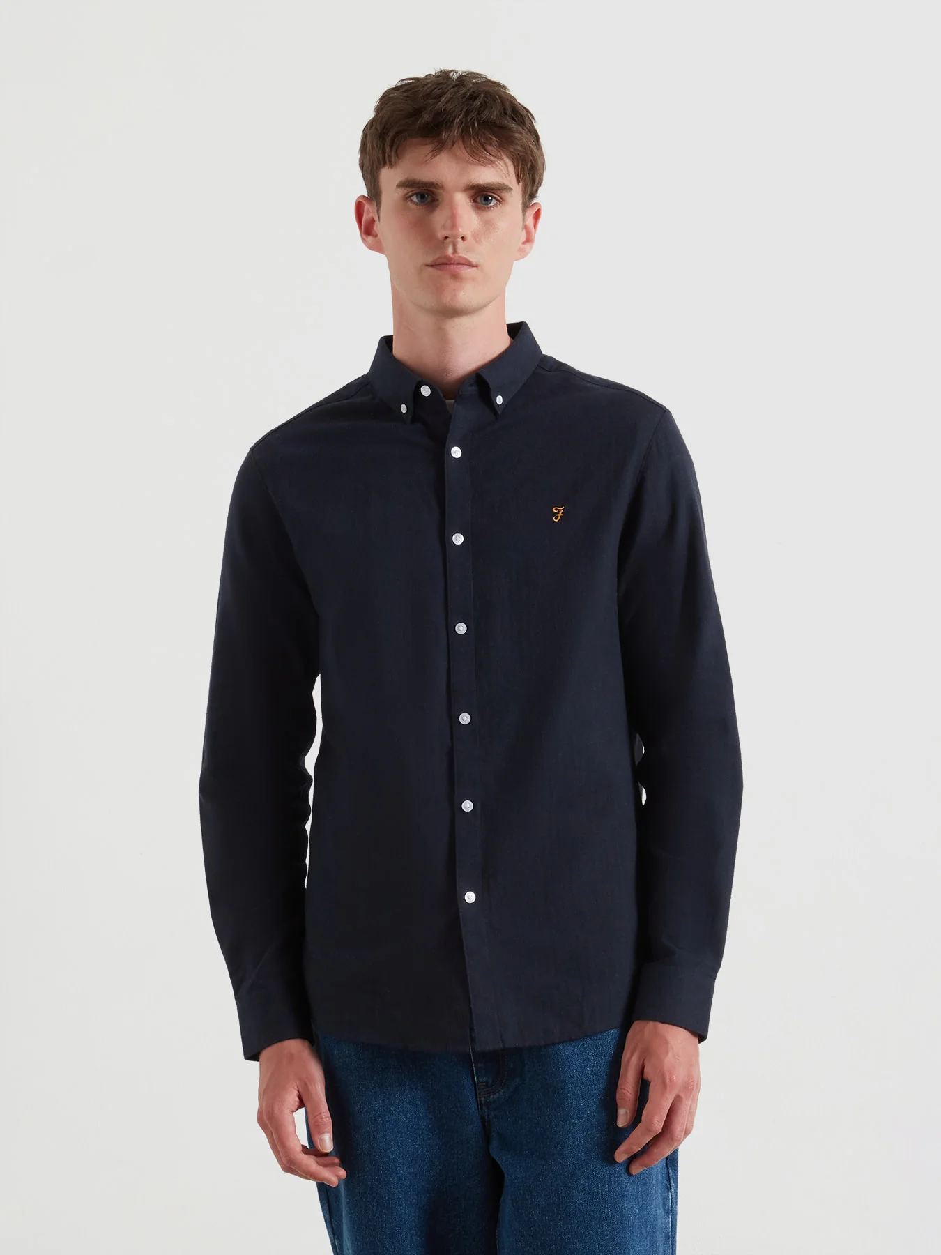 Farah Milner Shirt (True Navy)