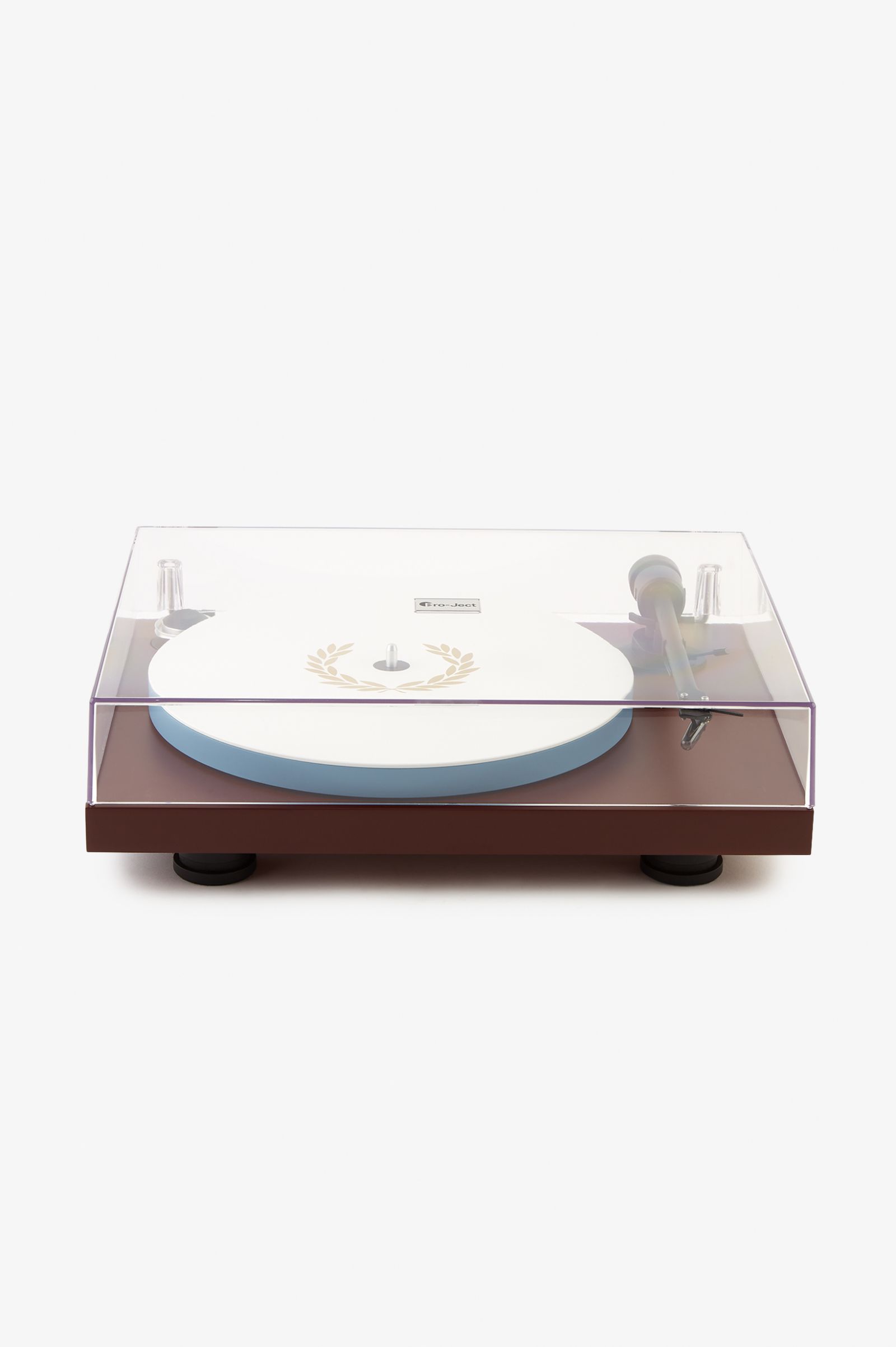 Fred Perry Pro-Ject Record Deck in Maroon & White & Ice 