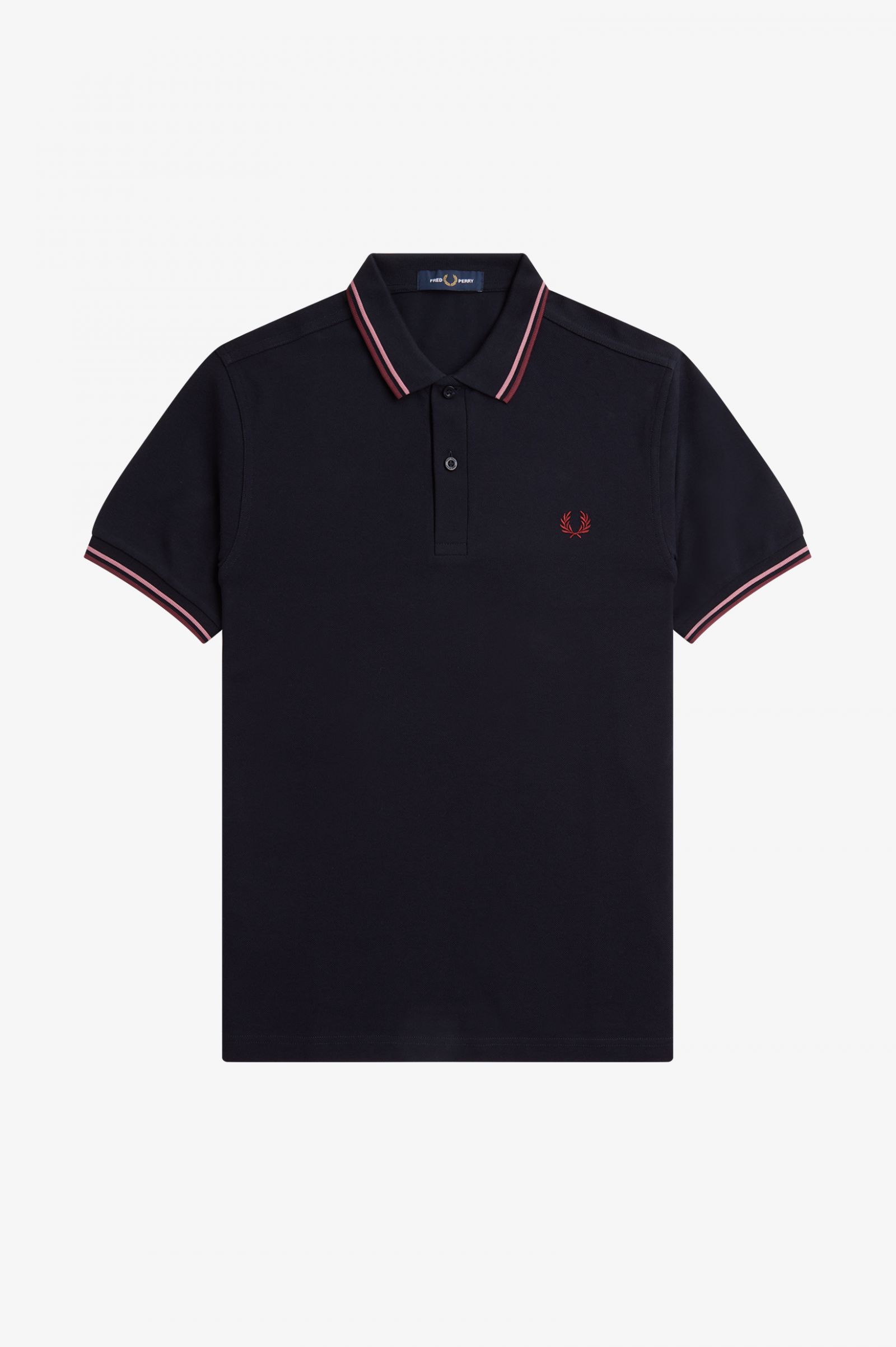 Fred Perry Twin Tipped Shirt in Navy