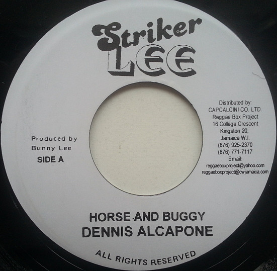 Dennis Alcapone - Horse And Buggy / Pablo's Train (7")