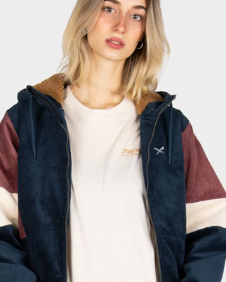Iriedaily Blotchy Cord Jacket (Deep Sea)