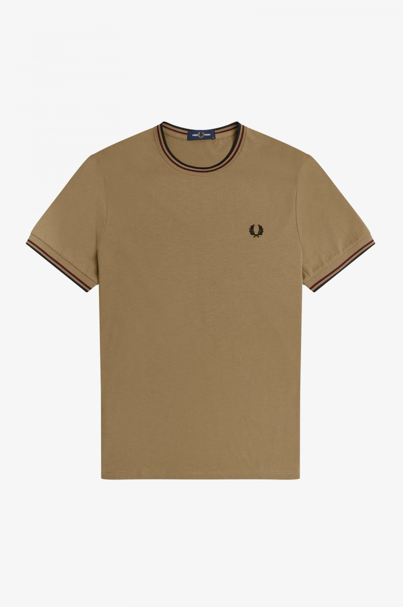 Fred Perry Twin Tipped Shirt M1588 Sage-M