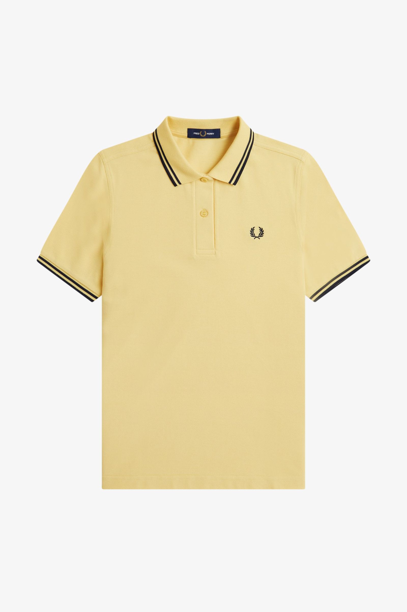 Fred Perry Twin Tipped Shirt G3600 in Championgold/Black 