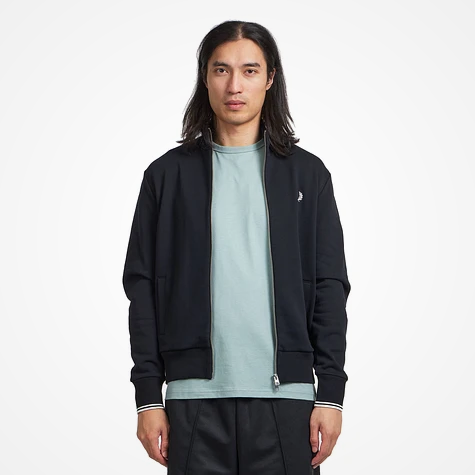 Fred Perry Zip Through Sweatshirt (Black)