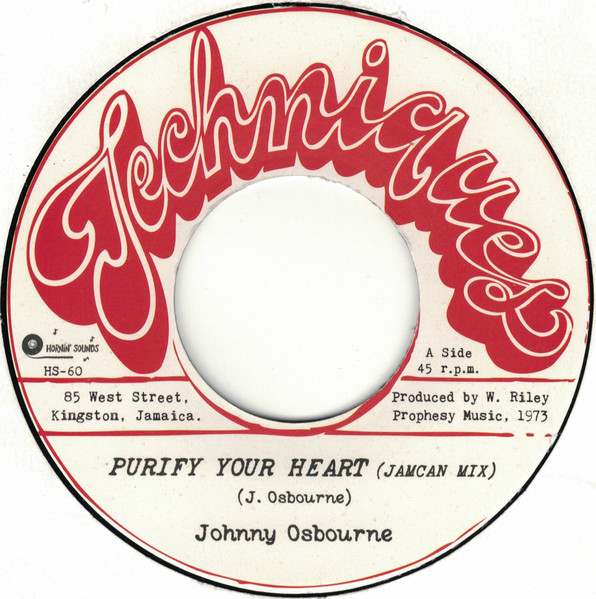Johnny Osbourne – Purify Your Heart  (7")  