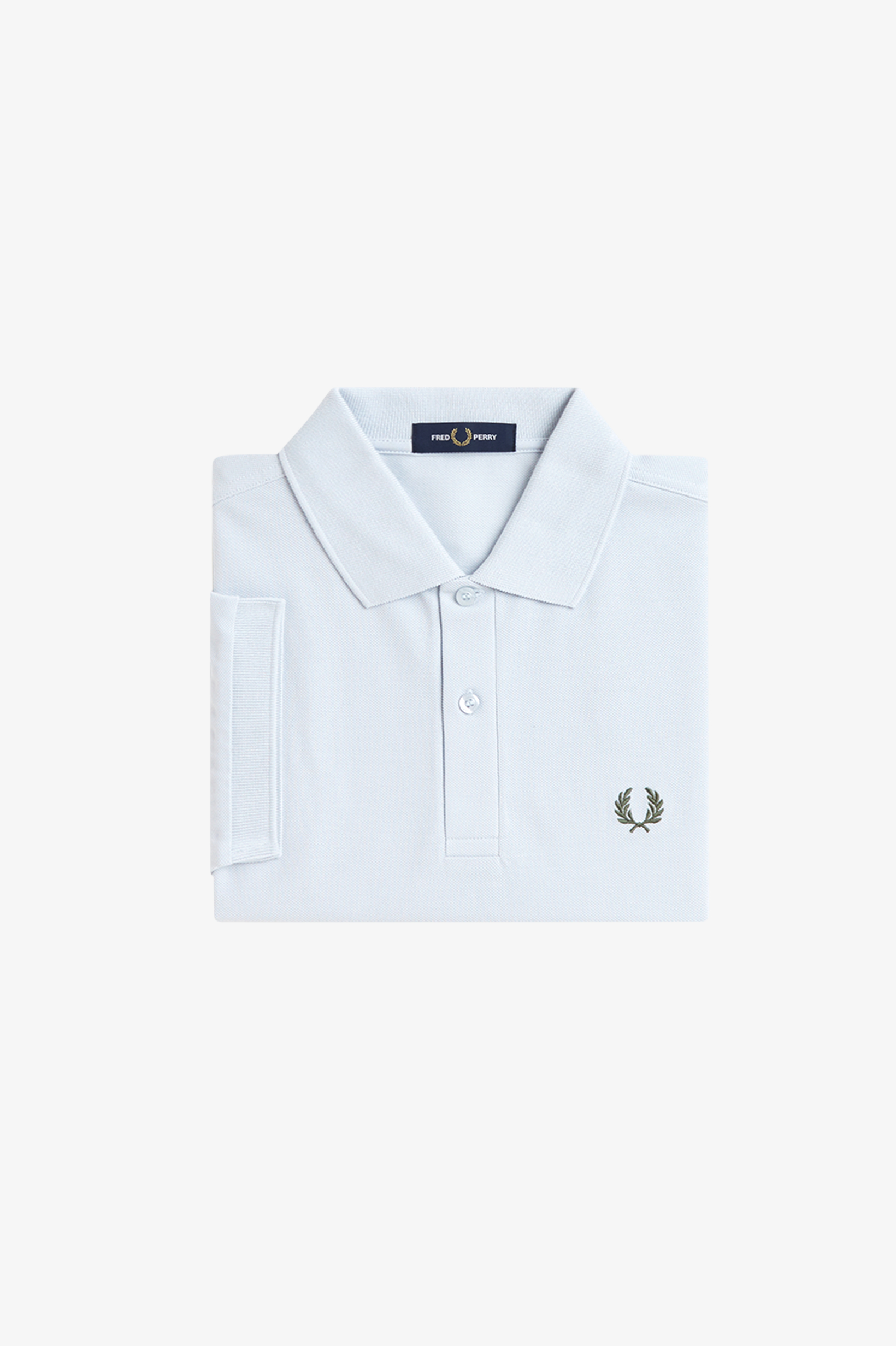Fred Perry Polo Shirt (Dusky Blue/Laurel Wreath Green)