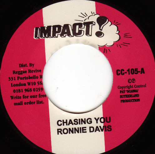 Ronnie Davis - Chasing You / High Priest - Living In A World (7")