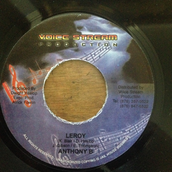 Anthony B / Sophia Squire – Leroy / Turn Your Back (7")        