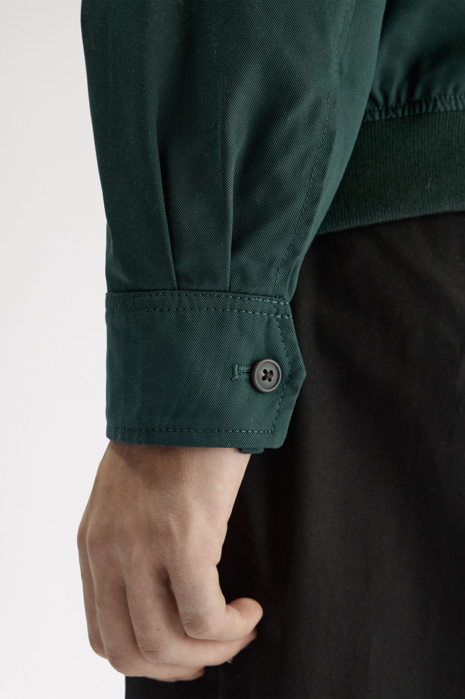 Fred Perry Twill Harrington Jacket (Grassroots)