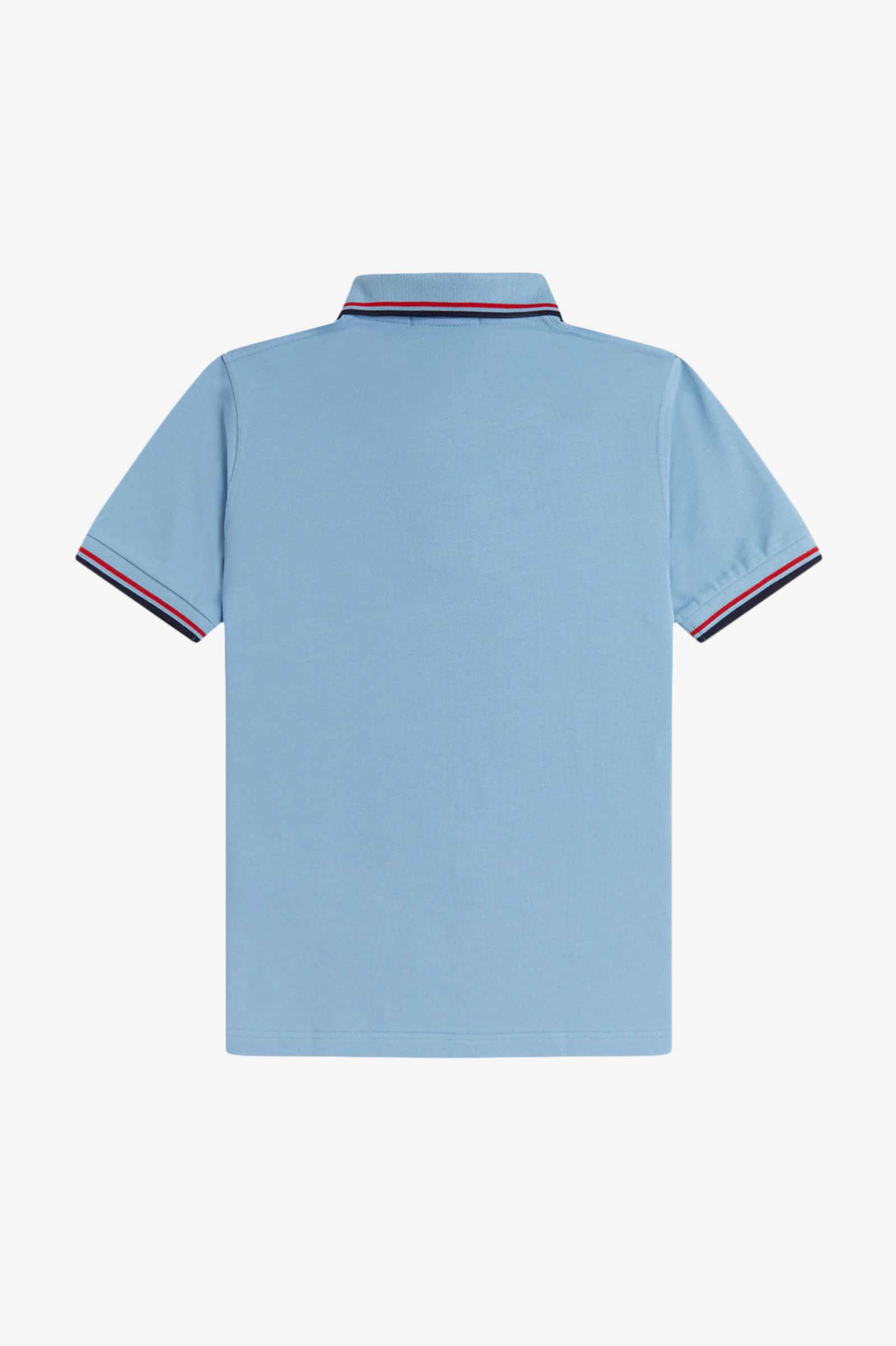 Fred Perry Twin Tipped Polo Shirt (Sky/Red/Navy)