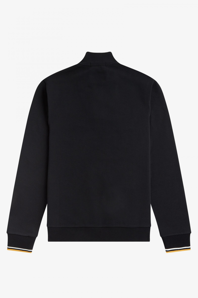 Fred Perry Hal Zip Sweatshirt Black-XL