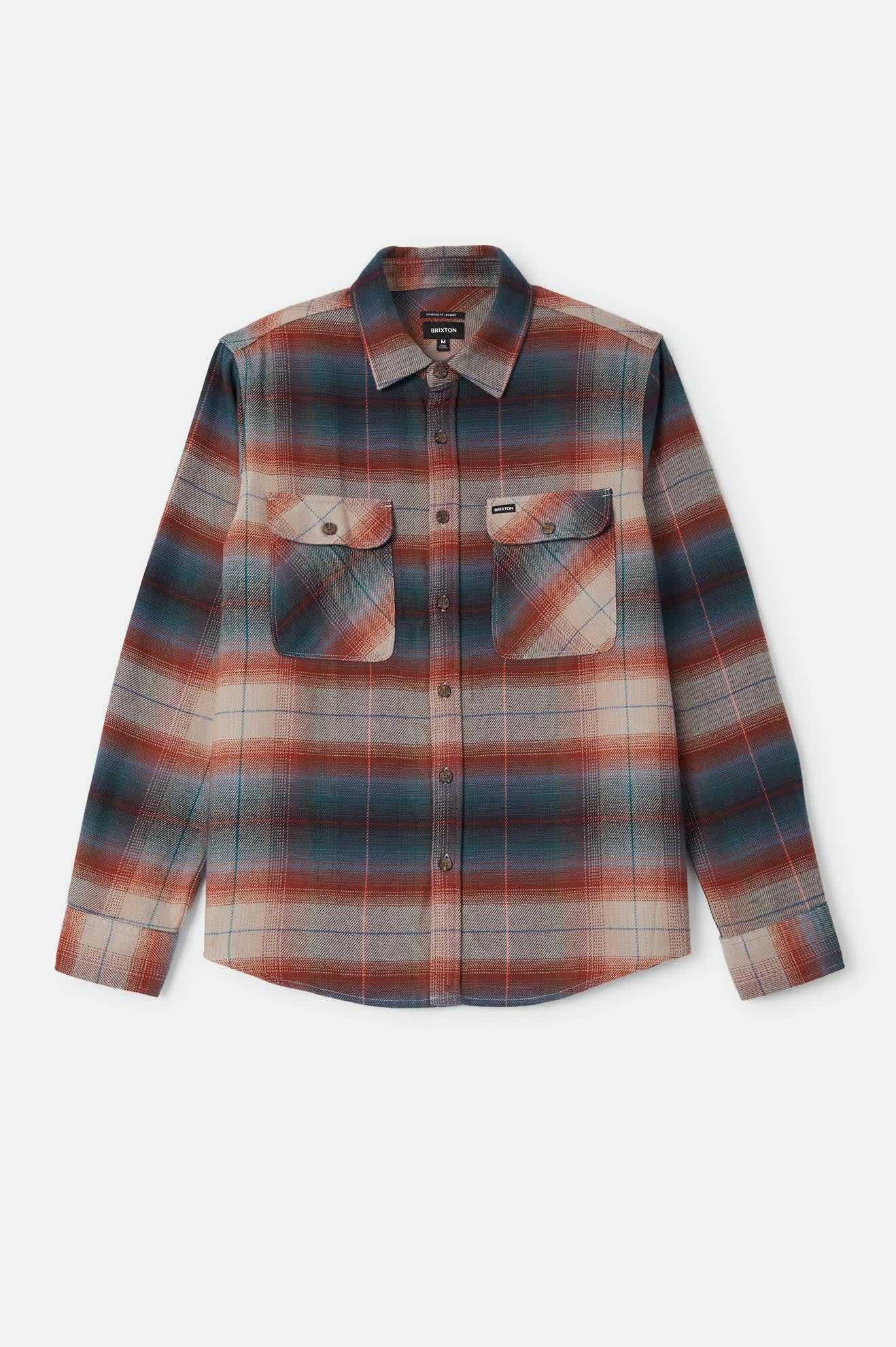 Brixton Bowery Flannel (Multi Shadow)