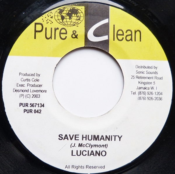 Luciano  / Virgo Man – Save Humanity / Virgo Man– Racketeering (7")                Kopie