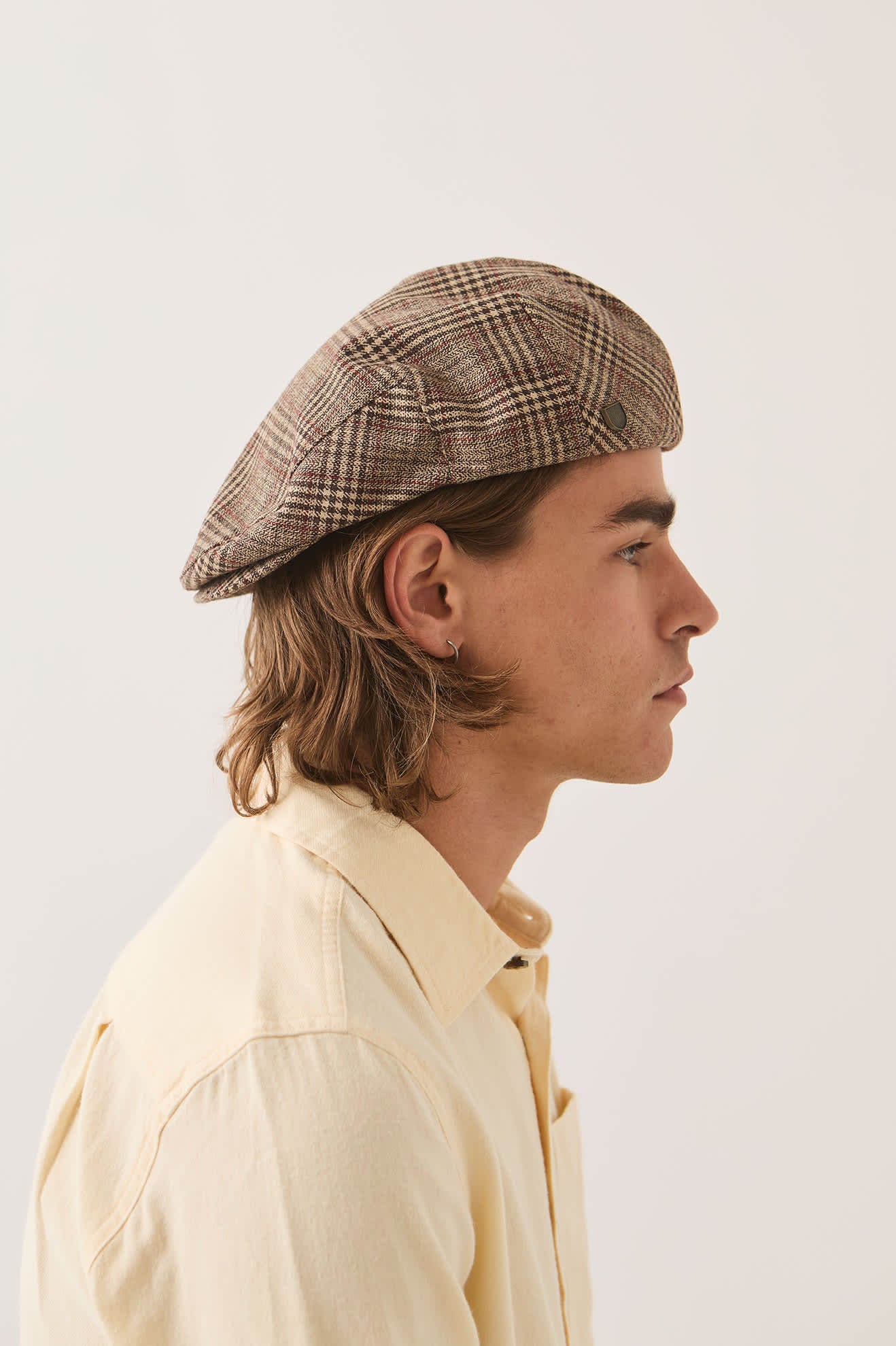 Brixton Hooligan Snap Cap (Brown/Tan/Red Plaid)