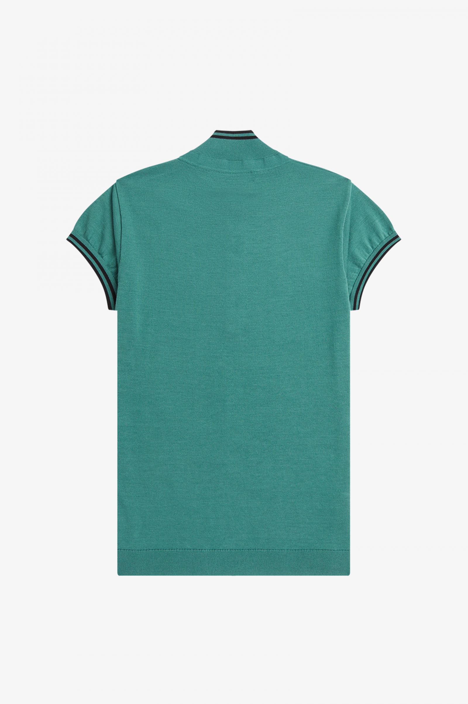 Fred Perry Amy Winehouse Knitte Shirt in Deep Mint
