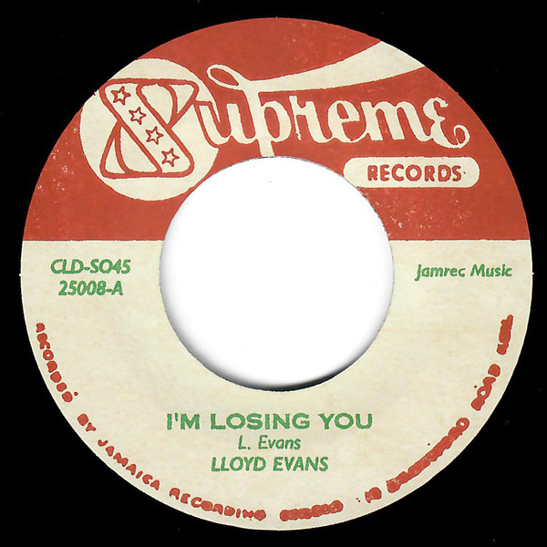 Lloyd Evans / Albert Tomlinson – I'm Losing You / Don't Wait For Me (7")