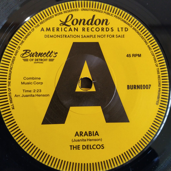 The Delcos / Charles Sheffield – Arabia / It's Your Voodoo Working (7") 