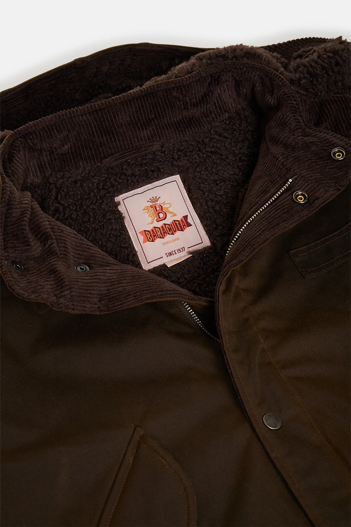Baracuta Waxed Parka (Deep Moss)