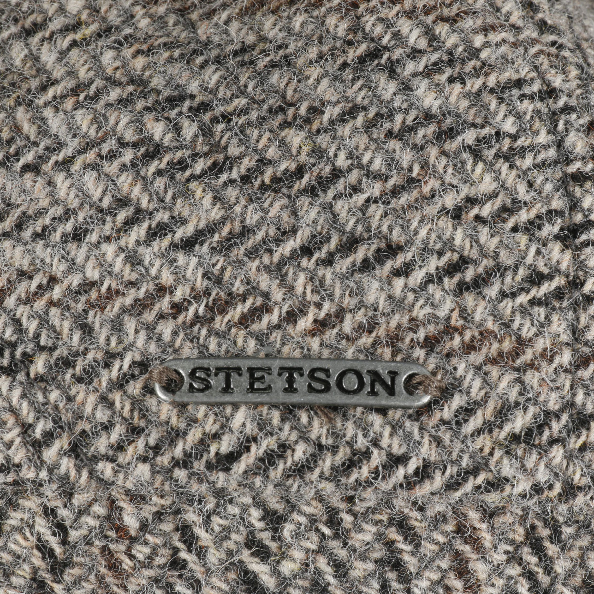 Stetson Hastings Virgin Wool Flat Cap grey-58