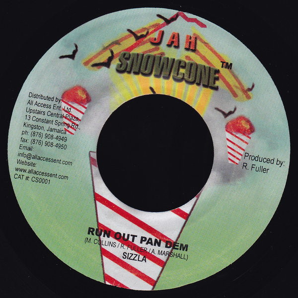 Sizzla / Tamone – Run Out Pan Dem / Touch The Sky (7")   