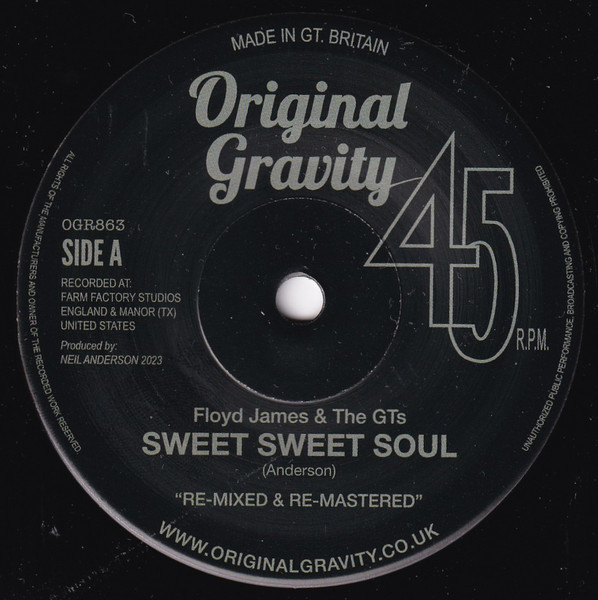 Floyd James & The GT's – Sweet Sweet Soul (7")