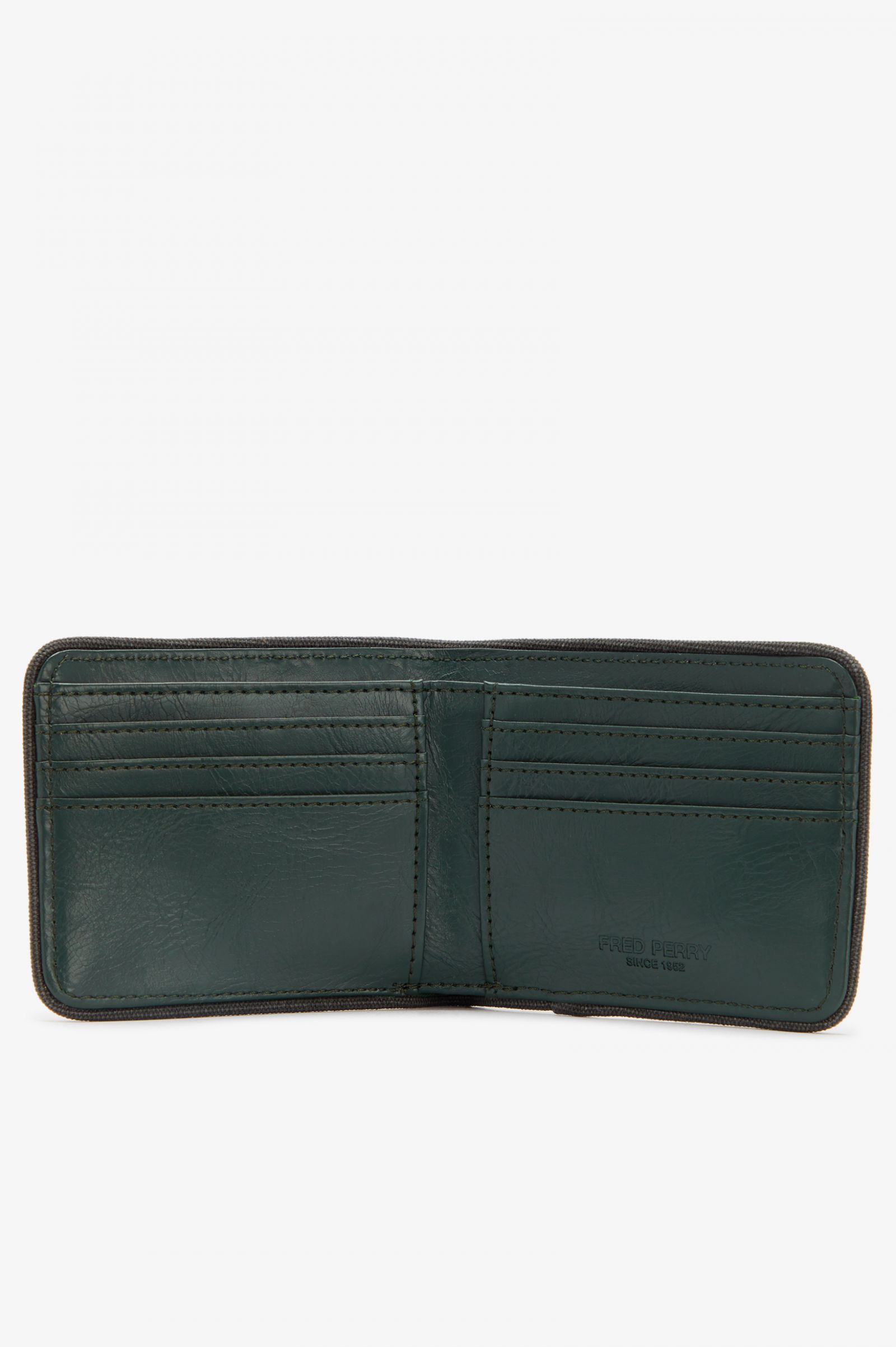 Fred Perry Farblich abgestimmte Brieftasche in Green