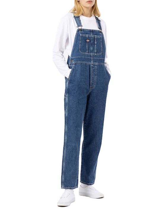 Dickies Denim Jumpsuit in Blue