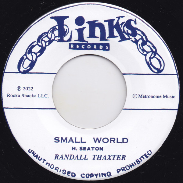 Randall Thaxter / The Conscious Minds – Small World / Something New (7") 