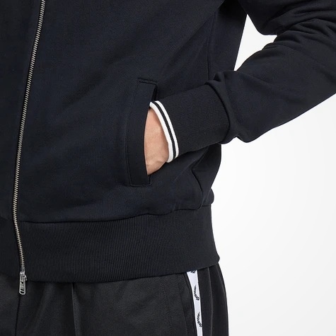 Fred Perry Zip Through Sweatshirt (Black)