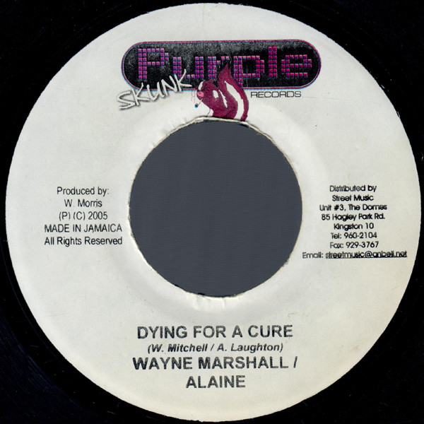 Wayne Marshall & Alaine - Dying For A Cure (7'')