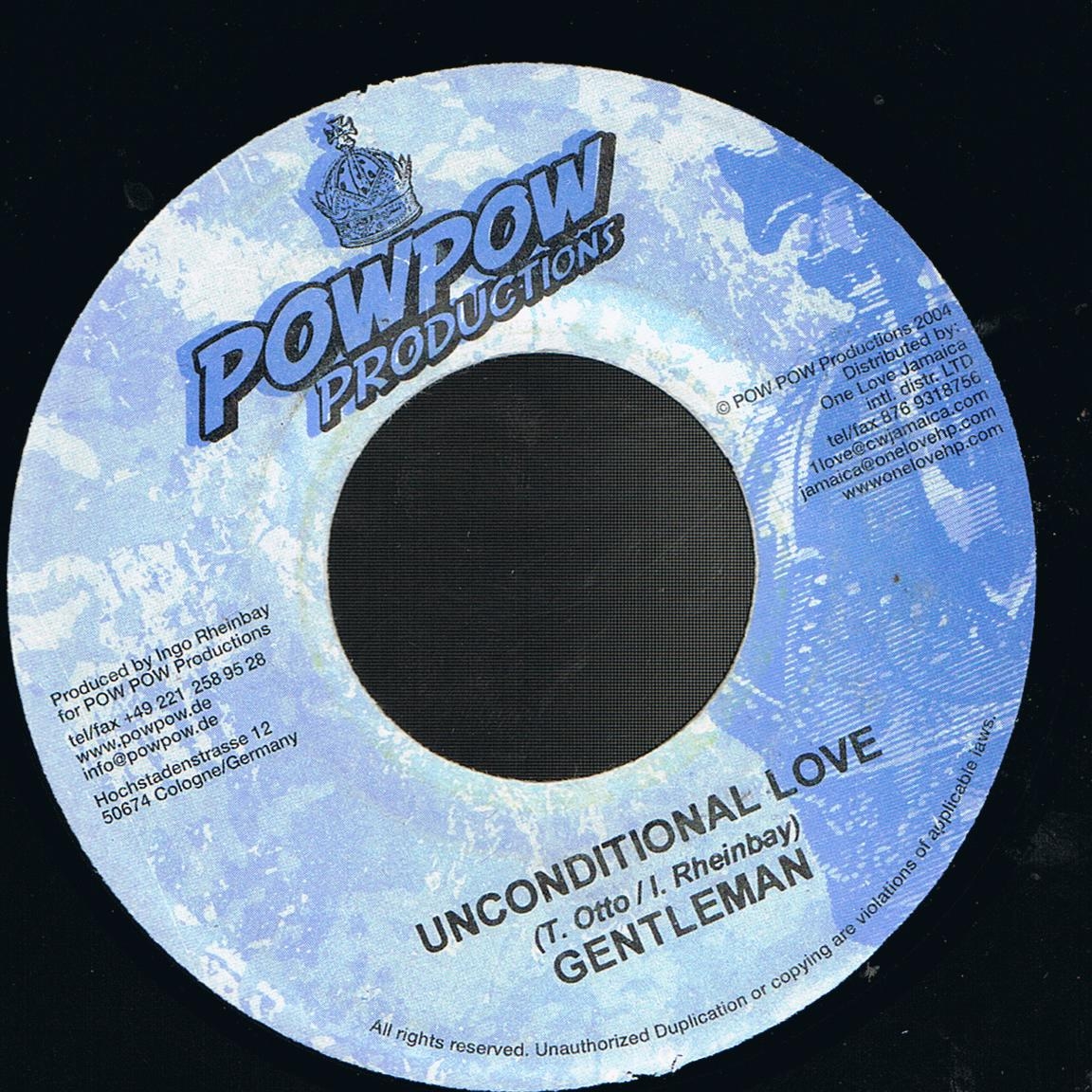 Gentleman - Unconditional Love / Version (7")