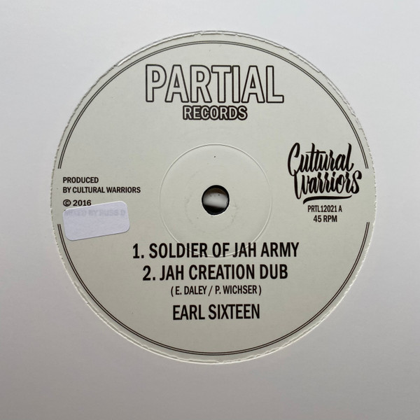 Earl Sixteen, Cultural Warriors – Soldier of Jah Army (12'')   