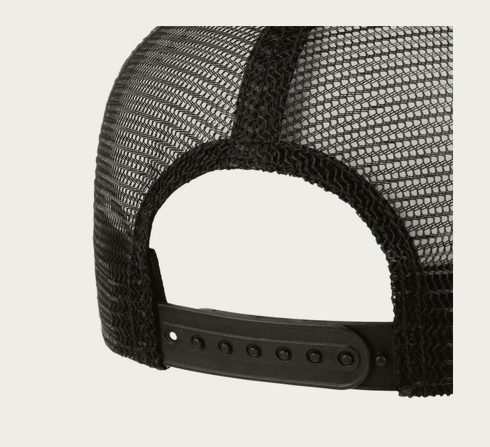 Stetson Monochrome Trucker Cap in Black