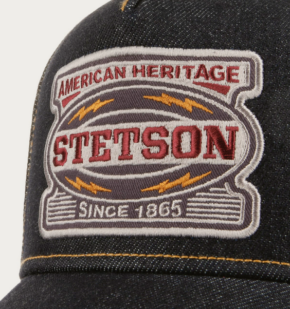 Stetson Dark Denim Cap (Denim/Dark Blue)