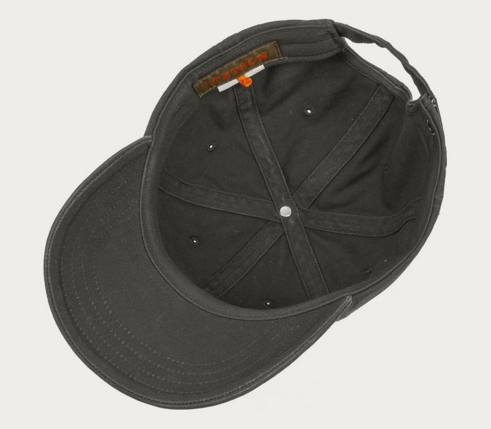 Stetson Rector Baseball Cap in Black
