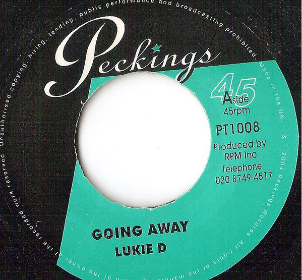 Lukie D - Going Away / Joseph Cotton - Loving You Want (7")