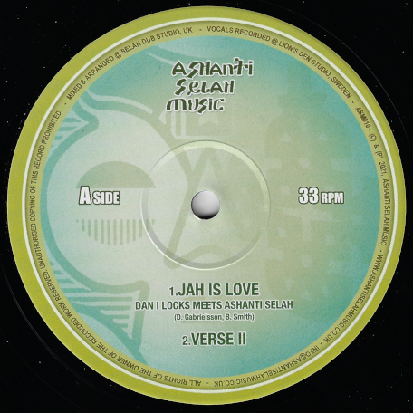 Dan I Locks, Ashanti Selah - Jah is Love (12")