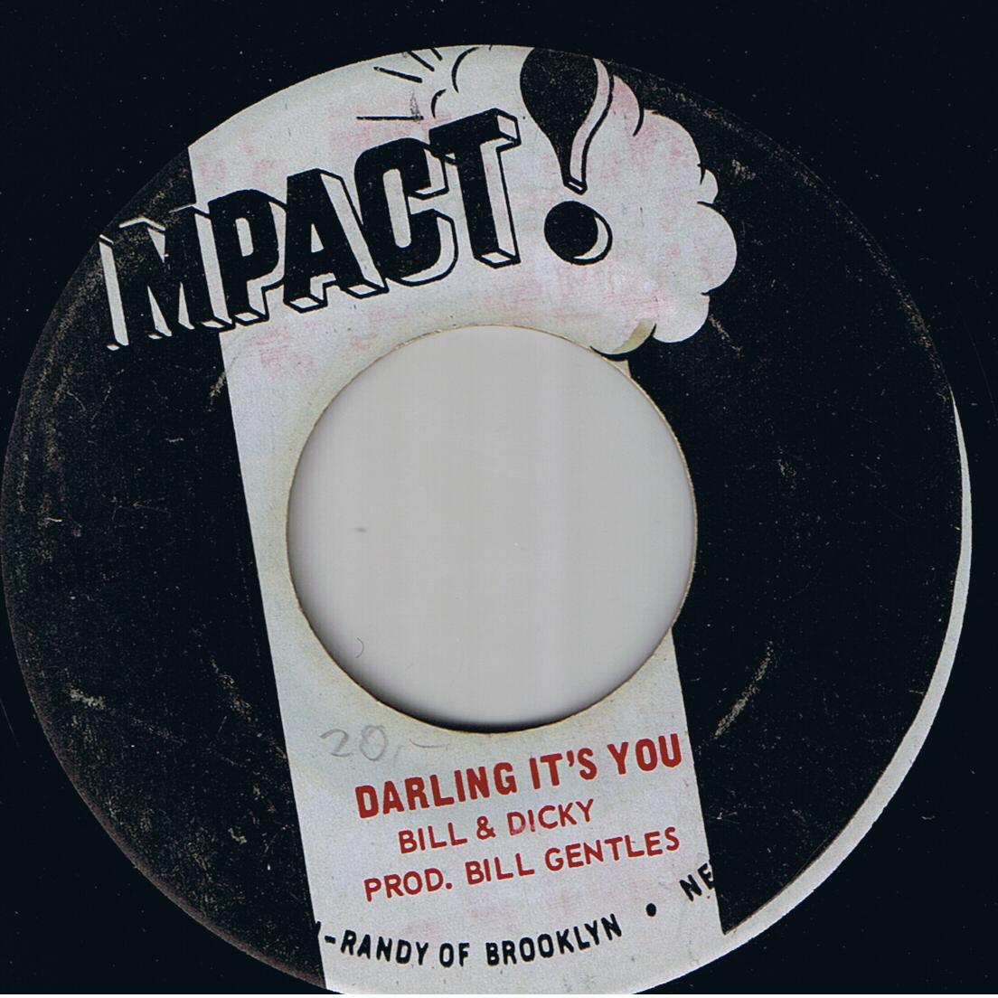 Bill & Dicky - Darling It's You / Version (7")