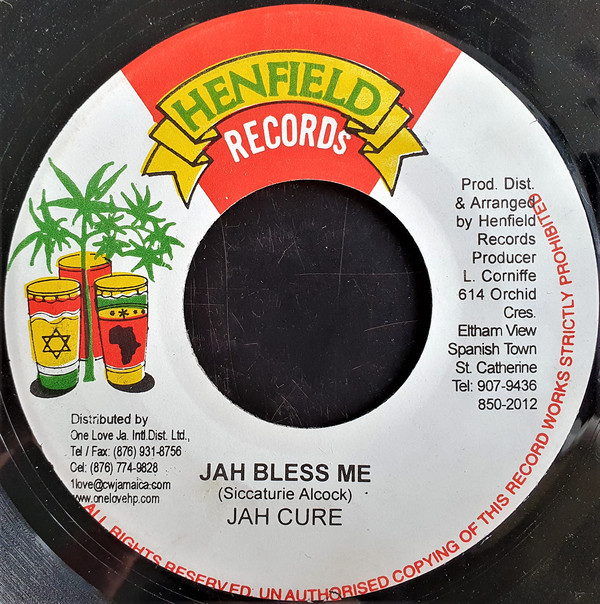 Jah Cure - Jah Bless Me / Version (7")