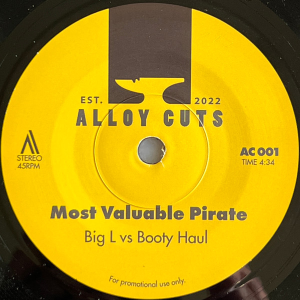  Big L vs Booty Haul / Booty Haul – Most Valuable Pirate / Most Valuable Pinstrumental (7")    
