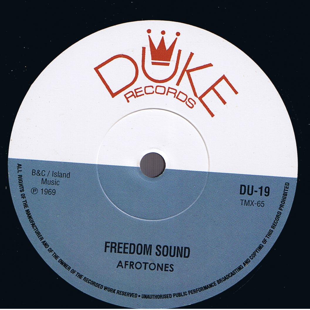 The Afrotones - Freedom Sound / The Boys - Easy Sound (7")