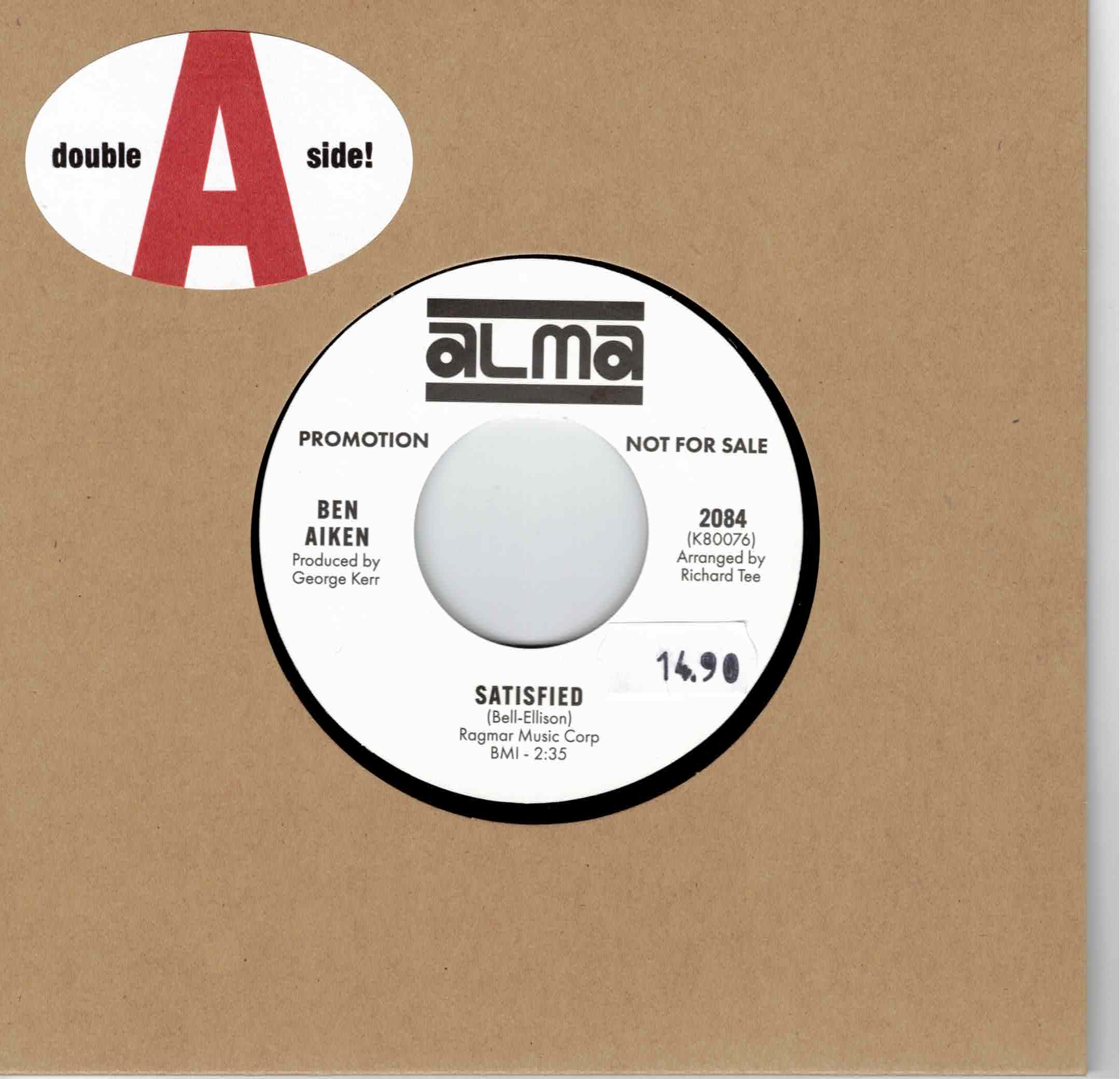 Linda Jones - My Heart Needs A Break / Ben Aiken -Satisfied   (7")   