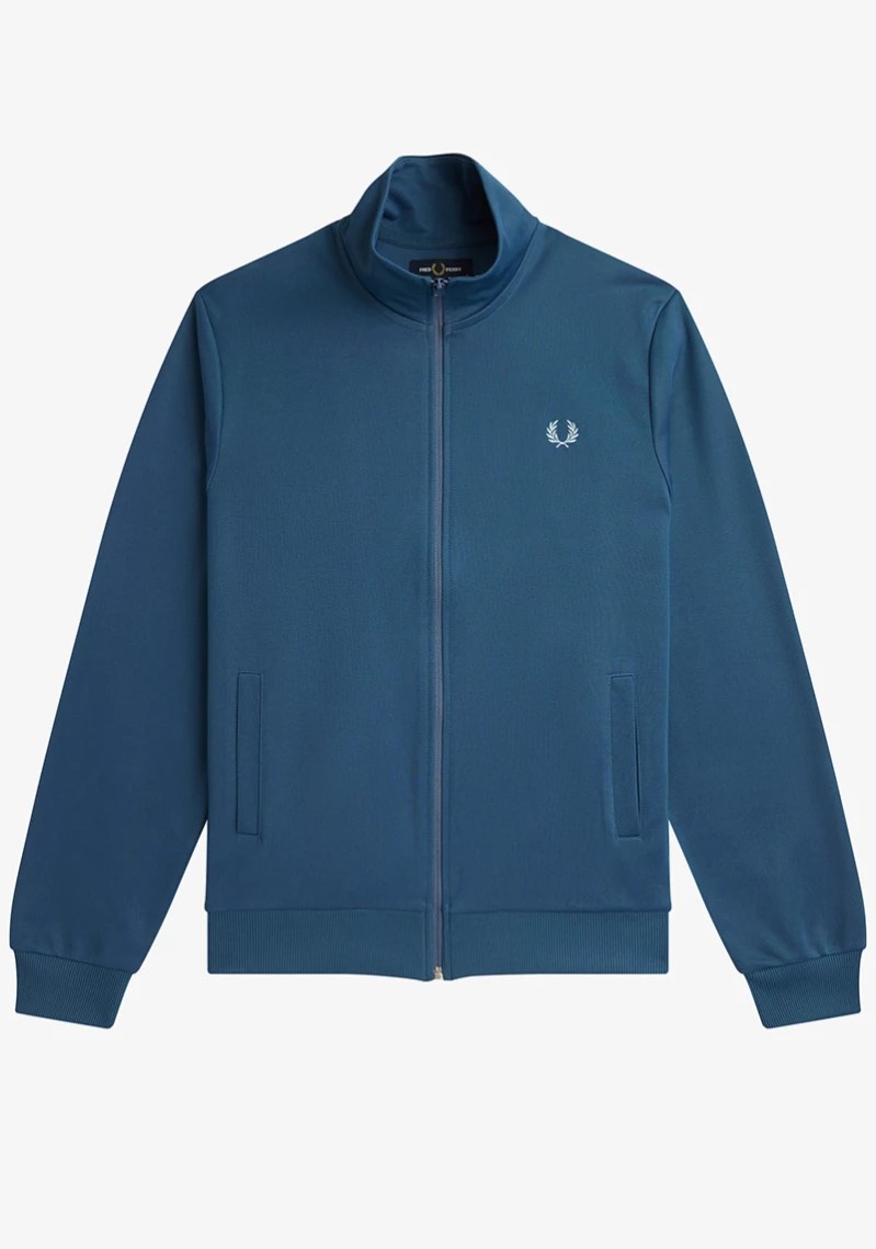 Fred Perry Track Jacket in Midnight Blue