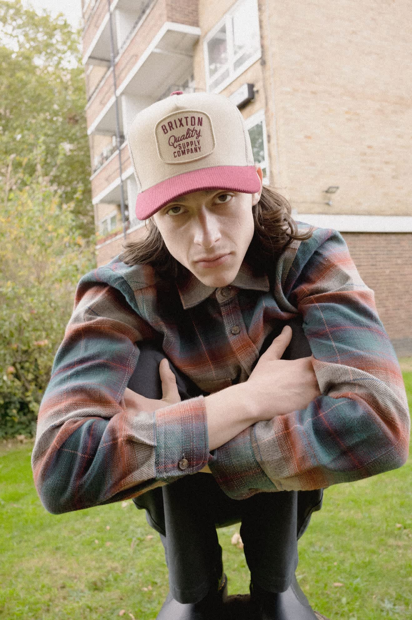 Brixton Bowery Flannel (Multi Shadow)