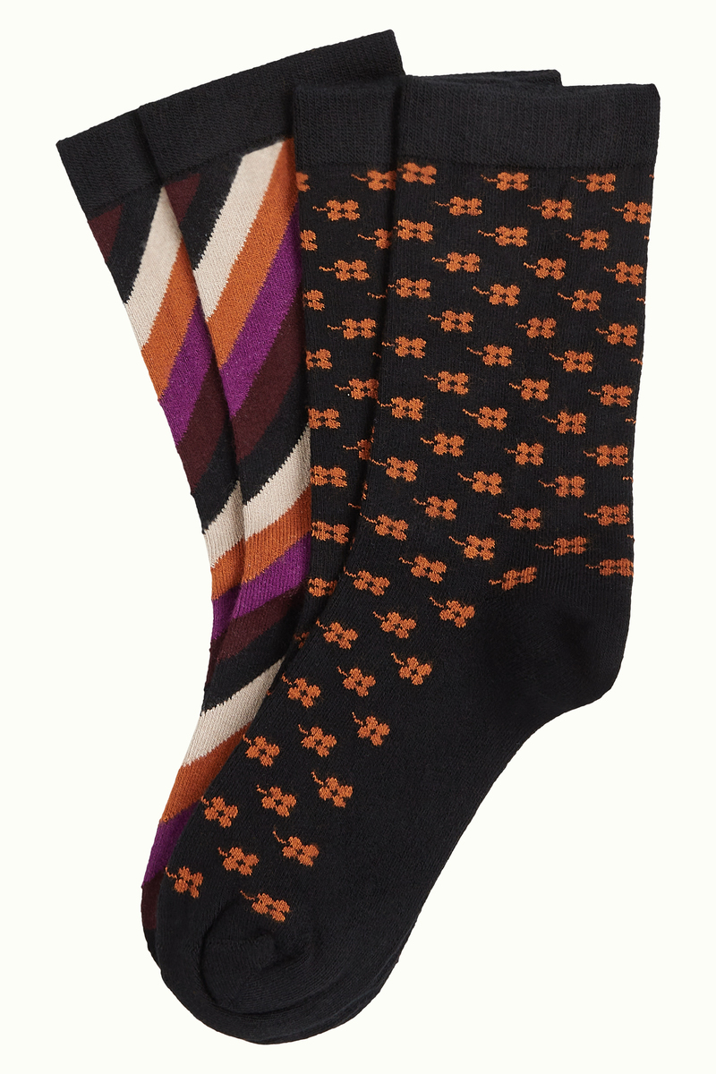 King Louie Socks 2-Pack (Spicy Brown)