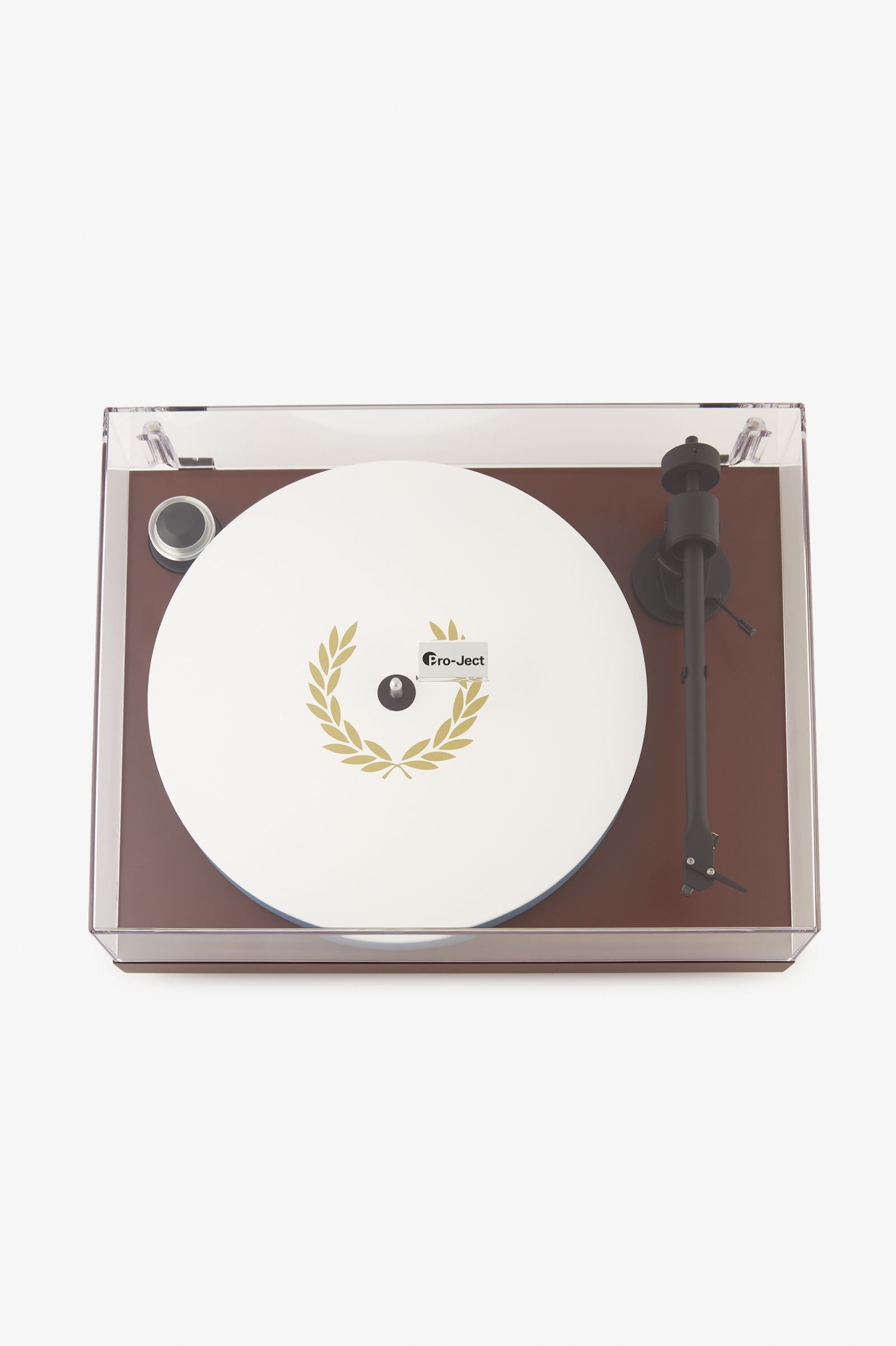 Fred Perry Pro-Ject Record Deck in Maroon & White & Ice 