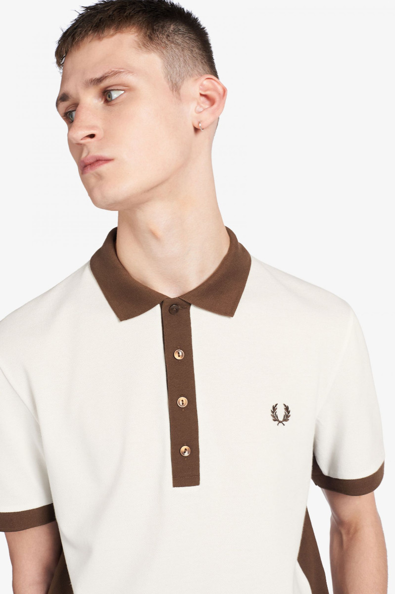 Fred Perry Poloshirt Reissue White M8814 -S